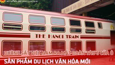 Đường sắt Việt Nam ra mắt đoàn tàu 5 Cửa Ô – sản phẩm du lịch văn hóa mới