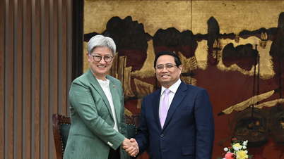 [Ảnh] Thủ tướng Phạm Minh Chính tiếp Bộ trưởng Ngoại giao Australia Penny Wong