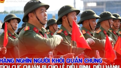 수천 명의 사람들이 9월 2일 국경일 80주년을 기념하는 퍼레이드를 적극적으로 준비하고 있습니다.