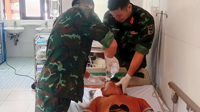 Bệnh xá đảo Trường Sa kịp thời cấp cứu ngư dân bị thương do nổ bình ắc quy