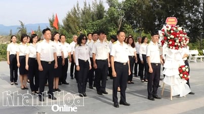 Thuế tỉnh Khánh Hòa: Tri ân các anh hùng liệt sĩ tại Khu tưởng niệm chiến sĩ Gạc Ma