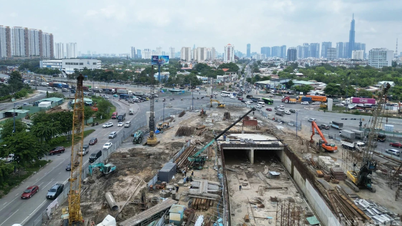 [Ảnh] Dự án nút giao thông An Phú kết nối cao tốc Thành phố Hồ Chí Minh-Long Thành-Dầu Giây chậm tiến độ