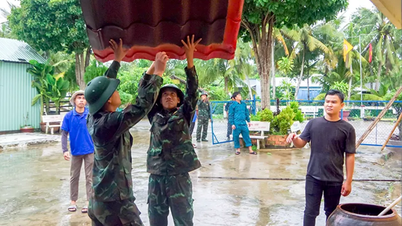Kịp thời giúp dân khắc phục hậu quả thiên tai