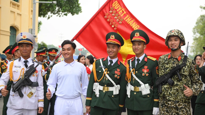 Các khối diễu binh, diễu hành trước giờ sơ duyệt