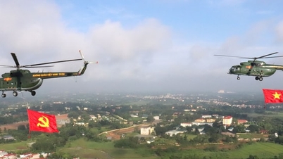 Không quân treo cờ, huấn luyện bay nhiệm vụ A80 tại Hà Nội