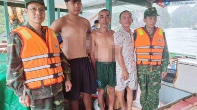 Kịp thời cứu hộ tàu cá và 3 ngư dân gặp nạn trên biển