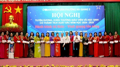 Phường Hà Giang 2 tuyên tuyên dương 277 giáo viên, học sinh có thành tích xuất sắc năm học 2024-2025