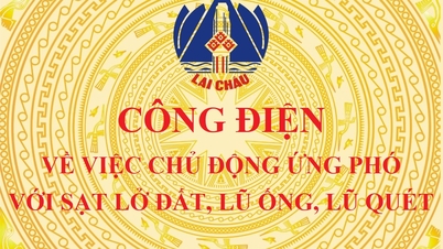Công điện về việc chủ động ứng phó với sạt lở đất, lũ ống, lũ quét