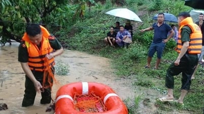 Mực nước lũ trên sông Trung vượt báo động III 20 cm