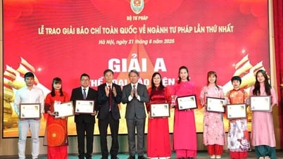 18 tác phẩm xuất sắc đạt Giải Báo chí toàn quốc về ngành Tư pháp
