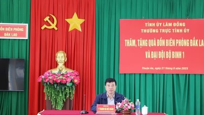 Bí thư Tỉnh ủy Lâm Đồng làm việc tại Đồn Biên phòng Đắk Lao và Đại đội Bộ binh 1