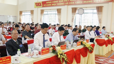 Bí thư Tỉnh ủy Quản Minh Cường dự và chỉ đạo Đại hội đại biểu Đảng bộ xã Đình Phong lần thứ I, nhiệm kỳ 2025 - 2030