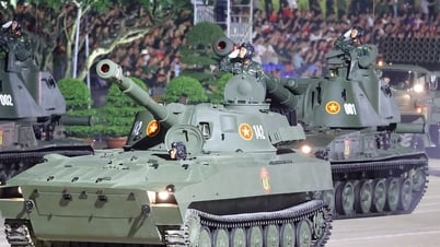 Ngắm dàn vũ khí, khí tài, thiết bị quân sự tham gia tổng hợp luyện tại Quảng trường Ba Đình tối 21/8