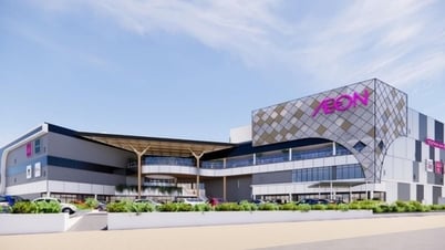 The first AEON shopping mall in the Mekong Delta is about to come into operation.
