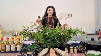 Quang Ngai introduces don and leaf salad at the National Exhibition Center