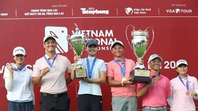 Nguyen Tuan Anh et Le Chuc An couronnés champions du Championnat national de golf 2025