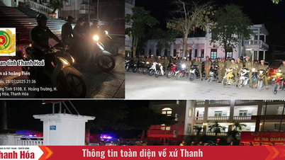Tuần tra đêm giữ gìn an ninh, trật tự bảo vệ cuộc sống bình yên cho Nhân dân