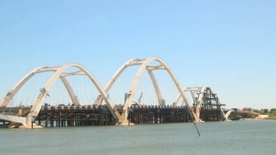 Dự án cầu Nhật Lệ 3 và đường hai đầu cầu còn vướng hơn 5 ha mặt bằng