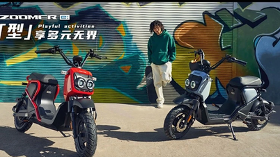 Cận cảnh Honda Zoomer e: - xe máy điện "siêu gọn" chỉ 23 triệu đồng