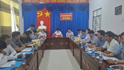 នាយកដ្ឋានឃោសនា និងចលនាមហាជននៃគណៈកម្មាធិការបក្សខេត្ត បានចុះអង្កេត និងស្វែងយល់ពីស្ថានភាពការងារឃោសនា និងចលនាមហាជននៅក្នុងឃុំ Tan Hung។