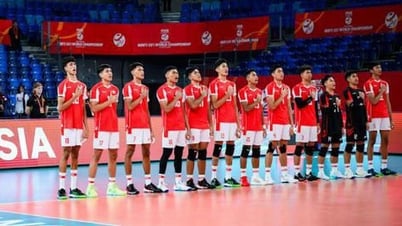 Indonesia vui mừng khi U21 bóng chuyền nam có chiến thắng đầu tiên ở giải thế giới