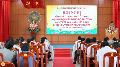 แขวงคานห์เฮาสรุปการจัดประชุมใหญ่พรรคครั้งที่ 1 และการทบทวนเบื้องต้นเกี่ยวกับการดำเนินงานของโมเดลการปกครองส่วนท้องถิ่น 2 ระดับ