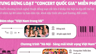 하노이에서 열리는 무료 "국립 콘서트"를 확인하세요