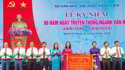 Nghe An ប្រារព្ធខួបលើកទី 80 នៃទិវាប្រពៃណីនៃវិស័យវប្បធម៌