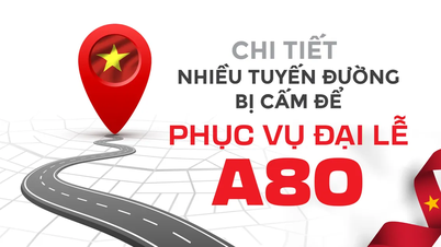 Chi tiết nhiều tuyến đường bị cấm để phục vụ Đại lễ A80
