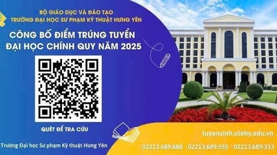 Hung Yen University of Technical Education announced the first round of regular admission scores in 2025