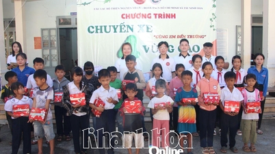 Câu lạc bộ Thiện nguyện Vô Ưu tổ chức chương trình chuyến xe vùng cao tại xã Tây Ninh Hòa