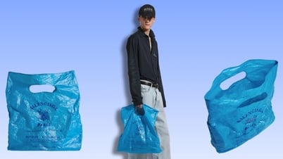 Túi hàng hiệu giá 27 triệu đồng, trông nhăn nhúm như túi nylon đi siêu thị