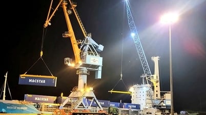 Khai trương tuyến vận tải container Vũng Áng - Hải Phòng