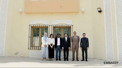 El Embajador de Vietnam en Qatar se reúne con la prensa con motivo del 80 aniversario de la Revolución de Agosto y el Día Nacional el 2 de septiembre