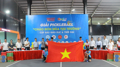 Opening of the GD&TĐ Newspaper Cup Pickleball Tournament "Welcoming the Back to School Season" 2025
