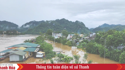 Flood warning on rivers from Thanh Hoa to Hue