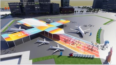 Vietnam Airlines participe à l'Exposition nationale des réalisations pour célébrer le 80e anniversaire de la Fête nationale