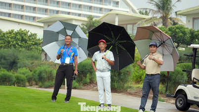 Families of golfers participating in the National Golf Championship - Gia Lai 2025 tell stories when coming to the 'new land'