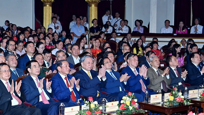 [Ảnh] Tổng Bí thư Tô Lâm dự Lễ kỷ niệm 80 năm Ngày truyền thống ngành Văn hóa