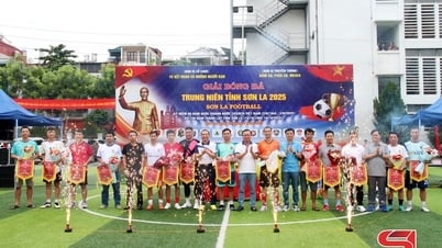 Inauguración del Torneo de Fútbol de la Provincia de Son La para Personas de Edad Media 2025