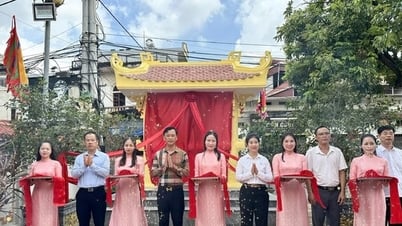 Phường Phú Lương khánh thành, gắn biển bia di tích Đình Văn Nội