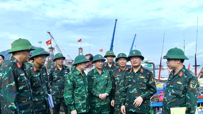 Militärregion 4 inspiziert Vorbereitungen für Sturm Nr. 5 in Nghe An