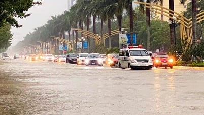 พยากรณ์ฝนตกหนักในเหงะอานเนื่องจากพายุหมายเลข 5
