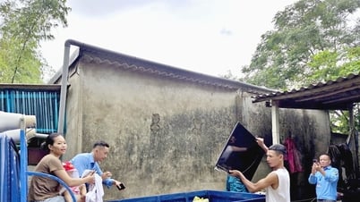 ភូមិ​នេសាទ​ក្បែរ​ទន្លេ Lam ត្រូវ​ជម្លៀស​ជា​បន្ទាន់ ដើម្បី​បញ្ចៀស​ព្យុះ​លេខ​៥