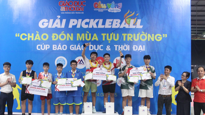 Das GD&TĐ Newspaper Cup Pickleball-Turnier endet mit viel Freude vor dem neuen Schuljahr