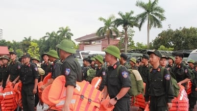 Die Polizei von Nghe An wird mobilisiert, um die Küstenorte bei der Verhinderung und Bekämpfung von Sturm Nr. 5 zu unterstützen