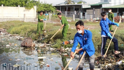 Đoàn phường Ninh Chử ra quân Ngày Chủ nhật xanh lần thứ V năm 2025