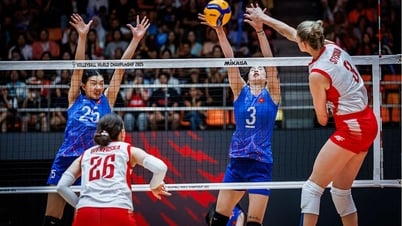 Latest rankings of Vietnam women's volleyball team at the world championship