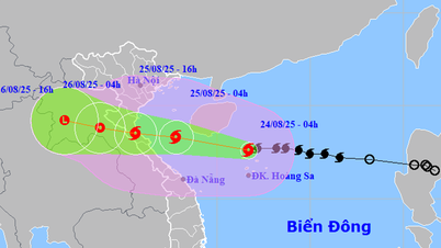 La tempête n° 5 devrait se renforcer à mesure qu'elle se déplace au large de Nghe An - Ha Tinh