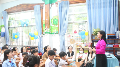 Học sinh lớp 1 ở TP Cần Thơ nô nức ngày tựu trường